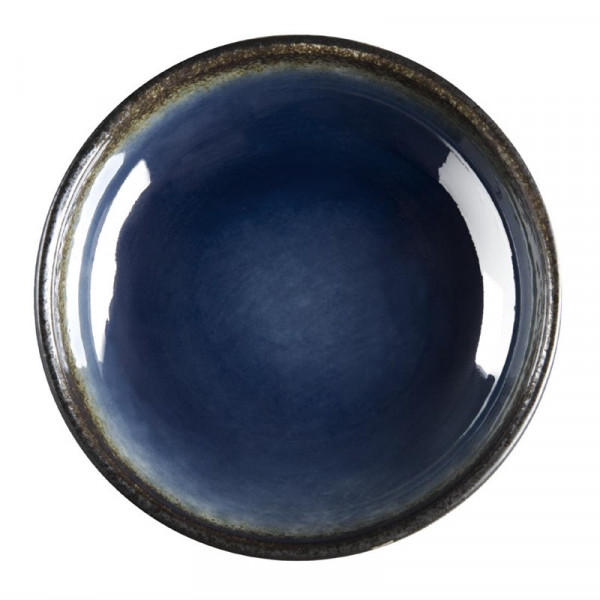 Olympia Nomi runde Dipschalen blau-schwarz 9,5cm