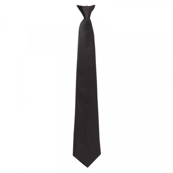 Clip-on Krawatte schwarz